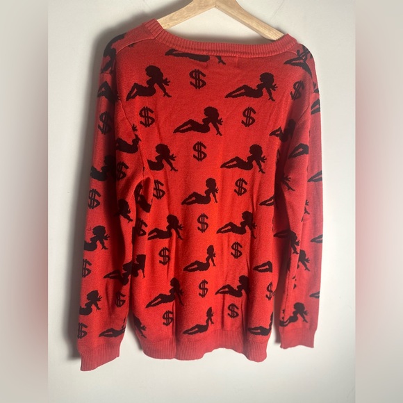 FUN.COM Men’s Large Pullover Crew Neck Adult Humor Christmas Ugly Sweater - Picture 4 of 8